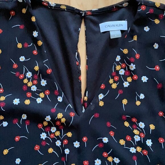 New Calvin Klein Floral Shift Dress - Picture 5 of 8